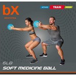 bX BodyXtra Medizinball weich 2,7 kg Hellblau FT5045