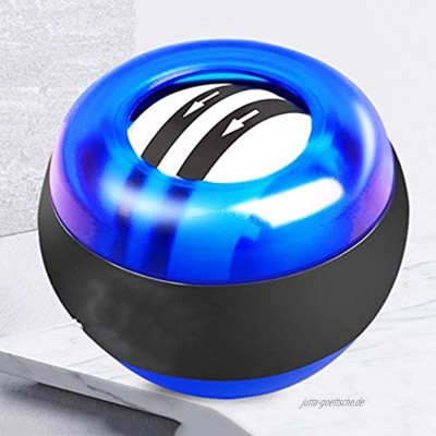 Gyroskopischer handtrainer Ball Gyro Ball mit Handgelenkstärke Fitness-Gyroskop Dekompressionsgeräte für Stärkere Armfinger Handgelenksknochen und Muskeln Color : Blue