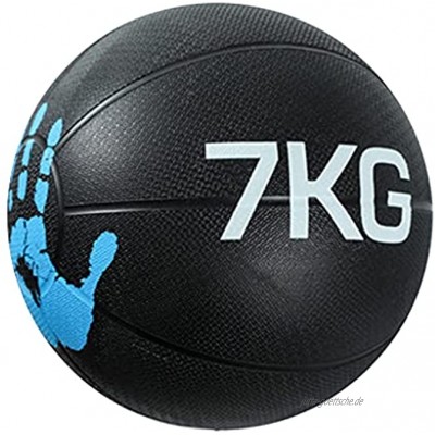 Medizinball 7 Kg Fitness-Medizinball Bauchmuskelübung Vollgummiball Unisex