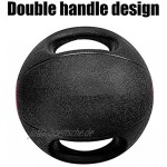 Medizinball Doppelgriff Medizinball Fitnesstrainingsball Für Erwachsene Armkrafttrainingsgerät Fester Unisex-Ball 6 Kg
