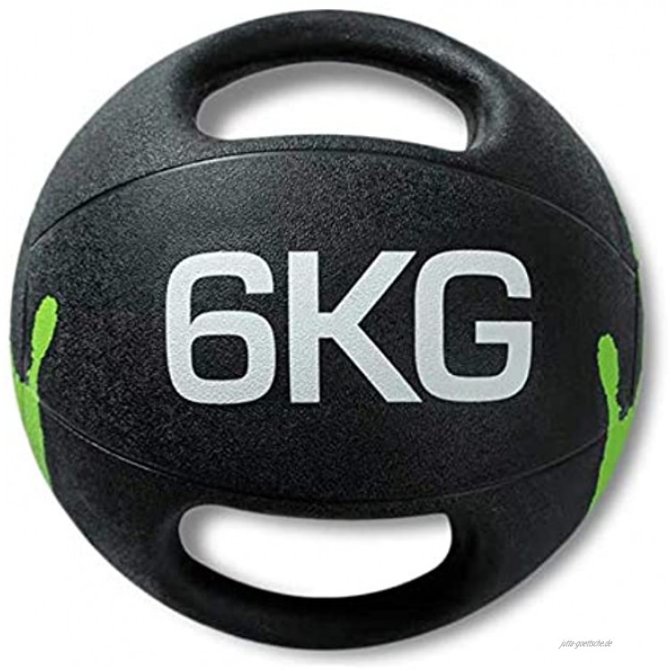 Medizinball Indoor-Fitness-Medizinball Doppelgriff-Medizinball Trainingsgeräte Für Taille Und Bauch Unisex 6 Kg