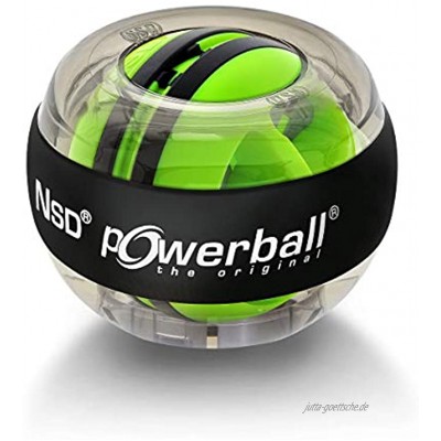 Powerball Autostart gyroskopischer Handtrainer inkl. Aufziehmechanik transparent-grau das Original von Kernpower