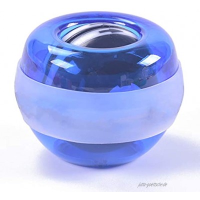 Tangminyidi Power Gyroscopic Ball,Selbststartende Handgelenk Ball Handgelenk Kraft Handgelenk Ball Schwerkraft Ball Finger Kraft Ball Gyrosphäre Blaues Selbststartnoun