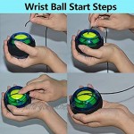 Training Fitness Equipment Magic Wrist Ball beleuchtet Handgelenk selbstleuchtend Super Gyro Handgelenk Force Ball