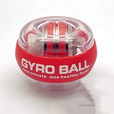 ZXQZ Gyroskopischer Energieball Dekompression Fitness Exerciser Stärkeres Trainingsgerät für Sportliche Aktivitäten und Musiker Gleichermaßen. Color : Red