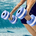 HLJS Aqua Hanteln Schaumstoff Hantel Für Wasser-Fitness 1 Paar Sport Wasser Übung Hanteln Für Unisex Erwachsene Aqua Fitnessgerät übungshanteln
