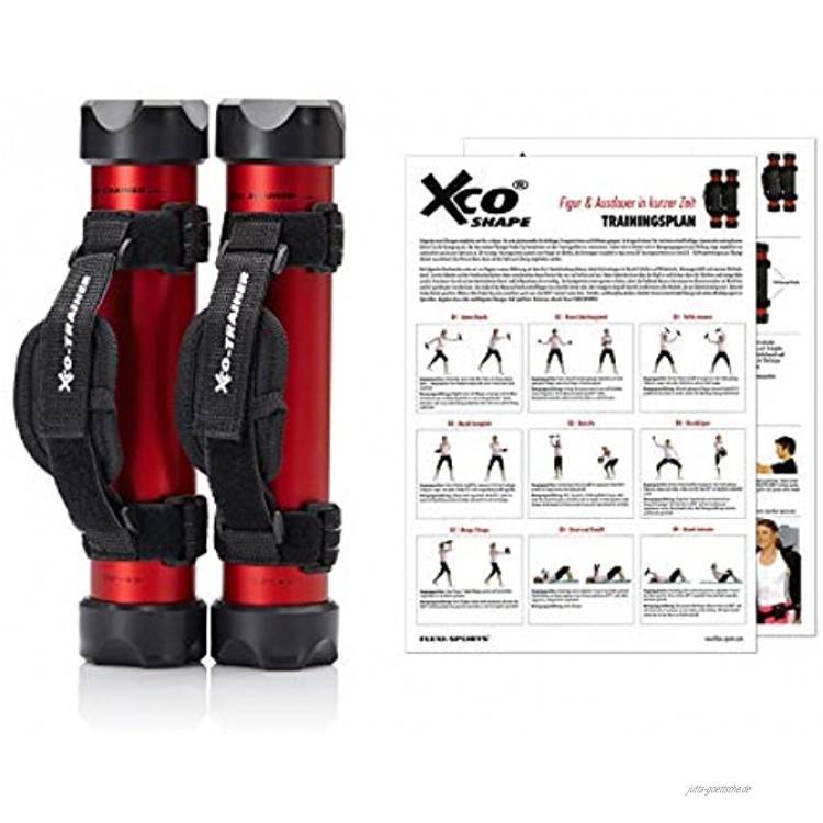 XCO-TRAINER® Shape Set 2 x XCO-Trainer 2 x Handschlaufen 1x Trainingsplan