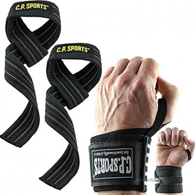 C.P.Sports Hardcore-Set T11-1 T20-1 Zughilfe + Strongman Handgelenkbandage