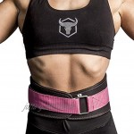 Iron Bull Strength Frauen Gewichtheben Gürtel Hochleistungs-Neopren-Rückenstütze Leichte und strapazierfähige Kernstütze für Weightlifting und Fitness