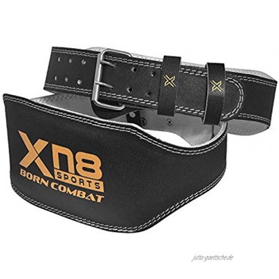 Xn8 Gewichthebergürtel Fitness Gürtel für Bodybuilding 6” Hebelschnalle Leder gürtel für Kreuzheben Bodybuilding Powerlifting Gym Training