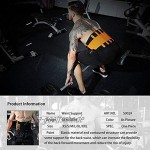 YF SBR-Gürtel für Sportausrüstung zum Tauchen für Schweiß Kniebeugen Kraftunterstützung Fitness Gewichtheben Taillenschutz Farbe: Orange Größe: S