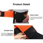 YF SBR-Gürtel für Sportausrüstung zum Tauchen für Schweiß Kniebeugen Kraftunterstützung Fitness Gewichtheben Taillenschutz Farbe: Orange Größe: S