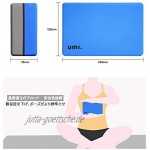Brand Umi Yoga Blöcke hochdichter Eva-Schaum Yogablock Korkblock für Yoga und Pilates Fitness Blau + Grau 1 Stück