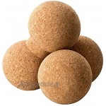 Duoball aus KorkPeanut Faszienkugel | Doppelball Massageball für Wirbelsäule & Faszien | Triggerball | Duoball | Verspannungen lösen | Behandlung von Schmerzpunkten | 100% Kork aus Portugal