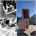 Lightbloc Yoga-Block aus Holz sehr leicht für Übungen – 1 oder 2 Stück – Unterstützung und Vertiefung der Haltungen – handgefertigt natürlich – Zubehör – Yoga-Stollen – Pilates
