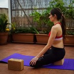 Món Yogablock Kork 100% Natur 2er-Set Ideal auch für Pilates und Fitness 2- teiliges Kit Yoga Block für Anfänger und Fortgeschrittene Yogablöcke