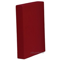 Schulterstandplatte Asana Block Platte bordeaux-rot Yoga Zubehör Hilfsmittel für Schulterstand 305 x 205 x 50 mm