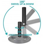 Clothink Landmine 360° T-Bar Row Trainer Olympia 50 mm Pfosteneinsatz Drehgelenk für vorgebeugtes Rudern