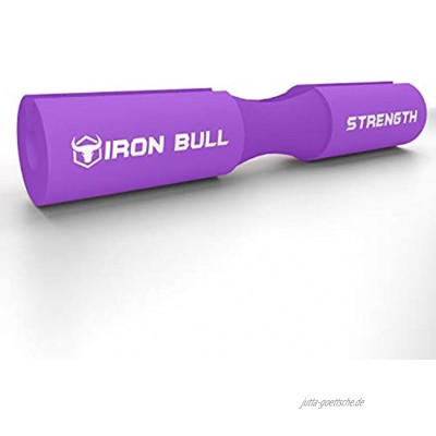 Iron Bull Strength Fortgeschrittenes Kniebeugen-Polster [Barbell Pad] – Hantelstangen-Unterstützung für Kniebeugen – Schutzpolster für Nacken & Schulter