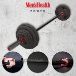 Men's Health POWER Olympia Langhantelstange Olympic Barbell 20 kg | Premium Qualität | Präzise 50mm-Druchmesser für unsere Gewichtsscheiben