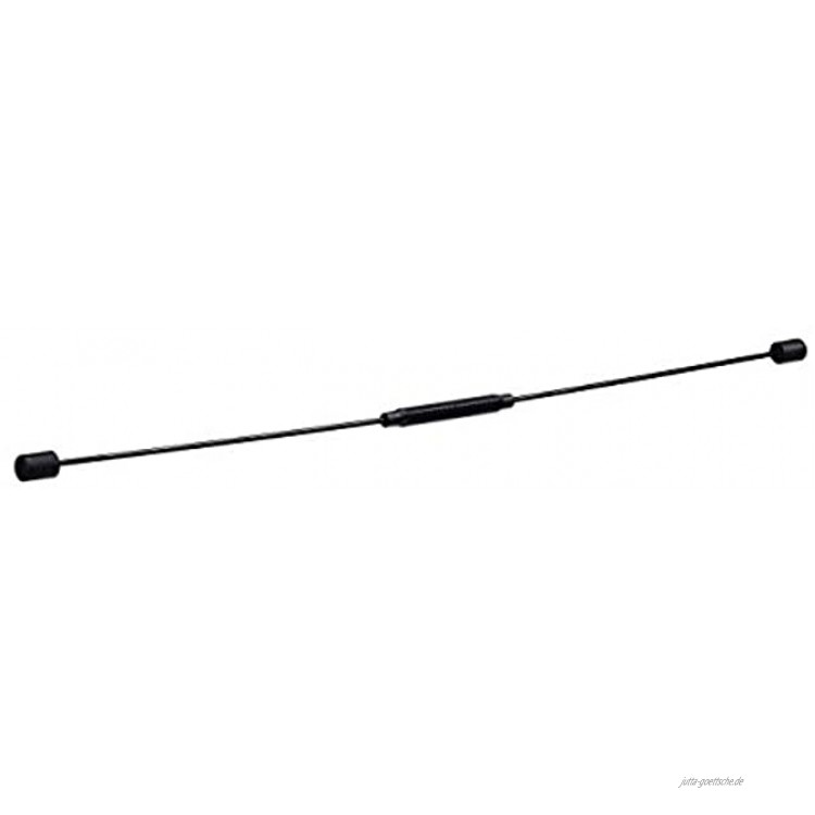 Relaxdays Swingstick 160 cm flexibler Schwingstab für Vibrationstraining Toning Bar für Tiefenmuskulatur schwarz