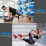 CLISPEED Knöchel Gewichte Fitness Handgelenk Manschette Gewichtsmanschette für Damen und Herren 2lb Paar