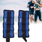 OhhGo Sandsack für Beine Knöchel Handgelenk Krafttraining Ausrüstung für Fitnessstudio Fitness Yoga Laufen 2 Stück 1 kg
