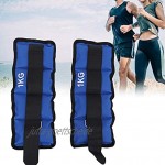 OUKENS 1KG Sandsack 2 Stück Bein Knöchel Handgelenk Sandsack Gewichte Riemen Krafttrainingsgeräte für Gym Fitness Yoga Laufen