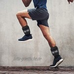 Qlf yuu Gewichtsmanschette 0.5KG 1KG 1.5KG 2KG 3KG Fuß Gewichte für Beine und Arme Verstellbares Handgelenkgewichte Armgewichte für Damen Mann für Fitness Laufen Joggen