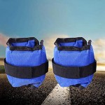 SH-RuiDu Gewichtsmanschetten Knöchelgewichte Verstellbare Handgelenkbänder Beingewichtssätze für Fitness Gehübungen 1 Paar
