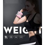 Verstellbare Gewichte für Handgelenk und Knöchel 1 Paar für Damen Herren Fitness Übungen Wandern Joggen Gymnastik Aerobic Fitnessstudio