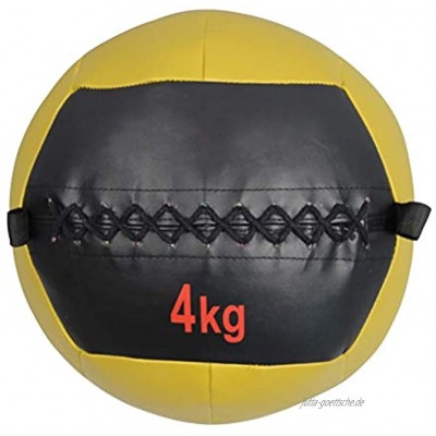 Balls AGYH Medizinbälle Weicher Medizinball Solider Leder Fitness Verwendete Zum Auspressen Und Wirft Squash Komfortabel Und rutschfest 4 Kg 6 Kg 8KG 10kg Size : 4KG