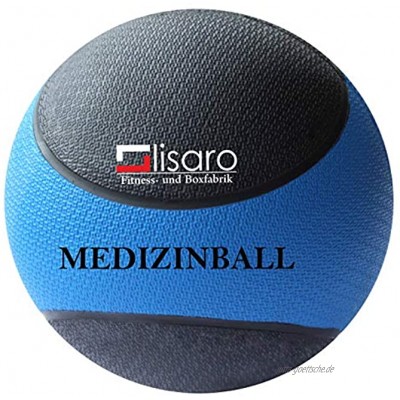 Lisaro Medizinball Classic Kunstleder Medizinbälle aus Gummi Kunstleder Gr. 2- KG