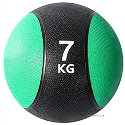 PLUY Verschleißfester Medizinball Medizinball für die Fitness von Erwachsenen Home Core Strength Arm Training Vollgummi-Hüpfball geeignet für Muskeltraining 7 kg