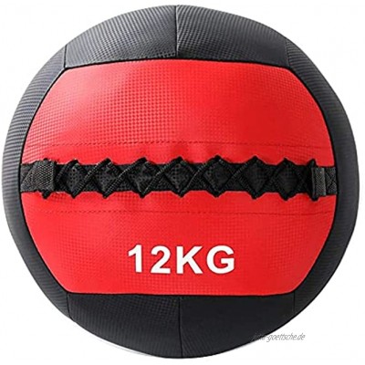 PLUY Verschleißfester Medizinball Medizinball für die Fitness von Erwachsenen Indoor Core Krafttraining Sportgeräte Geeignet für Krafttraining 12 kg
