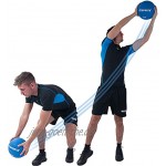 ScSPORTS Medizin- Gewichtsball für variables Fitness-Training aus texturiertem Gummi für optimalen Grip