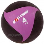 Sport-Thieme Gummimedizinball | Medizinball aus Gummi in Studioqualität | 7 Varianten mit versch. Farben Durchmessern Gewichten: 0,8 kg 5 kg | Griffig Robust Hygienisch Nadelventil