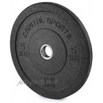 Capital Sports Renit Bumper Plates Hantelscheiben Gewichtsscheiben 50,4 mm Aufnahme stoßresistenter Aluminiumkern stoßabsorbierendes Hochtemperatur-Hartgummi von 2 x 5-2 x 25 kg
