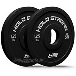 HOLD STRONG Fitness Fractional Plates 1,25 kg + 2,5 kg Fractional Plate Set Lochdurchmesser 50 mm