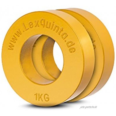 Lex Quinta Fractional Plate 2 x 1kg 1 Paar Für 50mm Hanteln
