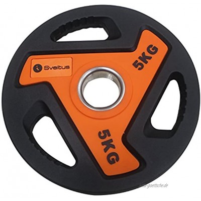 sveltus 3811 Festplatte für Stange Unisex Erwachsene Orange Schwarz 5 kg