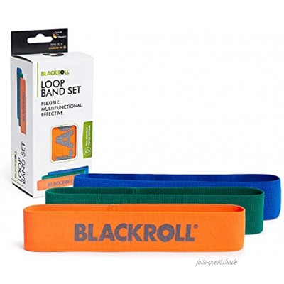 BLACKROLL Loop Band Fitnessbänder. Trainigsbänder in verschiedenen Widerstandsstärken für eine stabile Muskulatur. Einzeln oder im Set