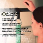 POWER GUIDANCE Widerstandsbänder Fitnessbänder Pull Up Resistance Band Perfekt für Body Stretching Powerlifting