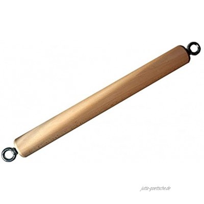 target10a Roller Bar 65mm – Drehende Klimmzugstange aus Holz fürs Klettertraining
