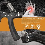 ALPHASKIN© Handtrainer Fingertrainer Verbessertes Konzept 2021 Hand Unterarm Trainingsgerät Grip Griffkraft Trainer für Fitness Krafttraining