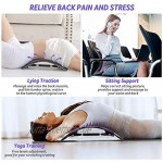 Biemlerfn Rückenstrecker Rückendehner Back Stretcher Rückenmassage Unterstützung Gerät zur Haltungskorrektur und Rückenschmerzlinderung