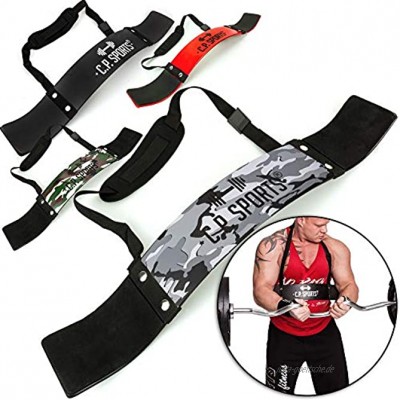C.P. Sports Arm Blaster Bizeps Isolator für Bodybuilding Kraftsport & Gewichtheben Bizepstrainer Trizeps Bomber