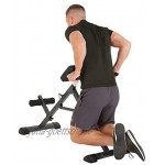 HAMMER Finnlo Bauch- Rückentrainer Tricon Hyperextensionsbank für einen gesunden Rücken Dipstangen für straffe Arme Training der schrägen Bauchmuskulatur Stärkung des Rückenstreckers