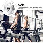 VOSAREA Riemenscheibe Rad aus Aluminiumlegierung Seilrolle Riemenlager Traktionsrad für Zubehör für Fitnessgeräte Silber
