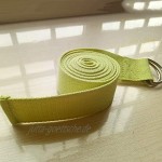 BESPORTBLE Yoga-Gurt D Ring Yoga-Fitness-Gurt zum Dehnen Flexibilität Physiotherapie Orange